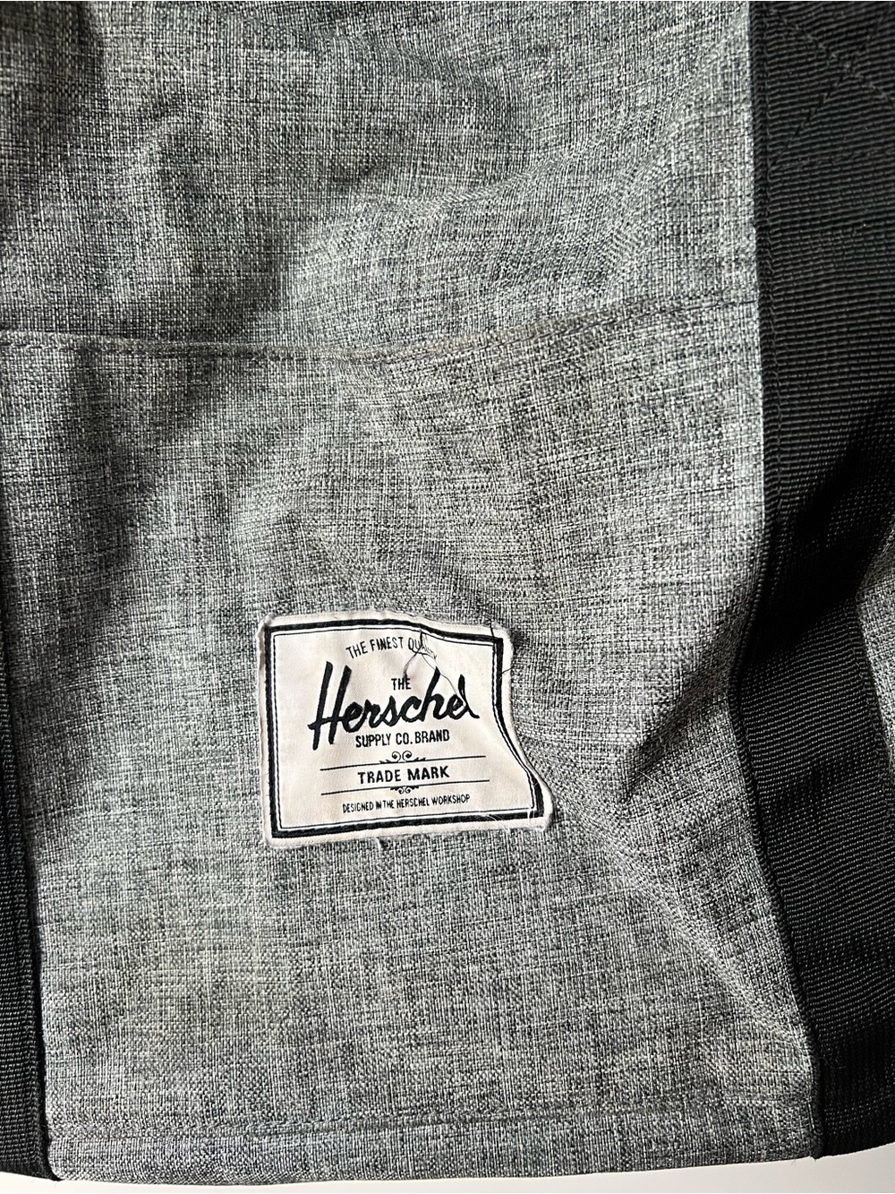 Herschel Supply Company Grey Duffel with Black Straps - Picture 3 of 5